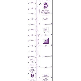 Marti Michell Log cabin ruler 1en 2 inch