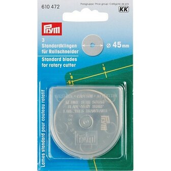 3 Reserve rolmessen 45mm Prym